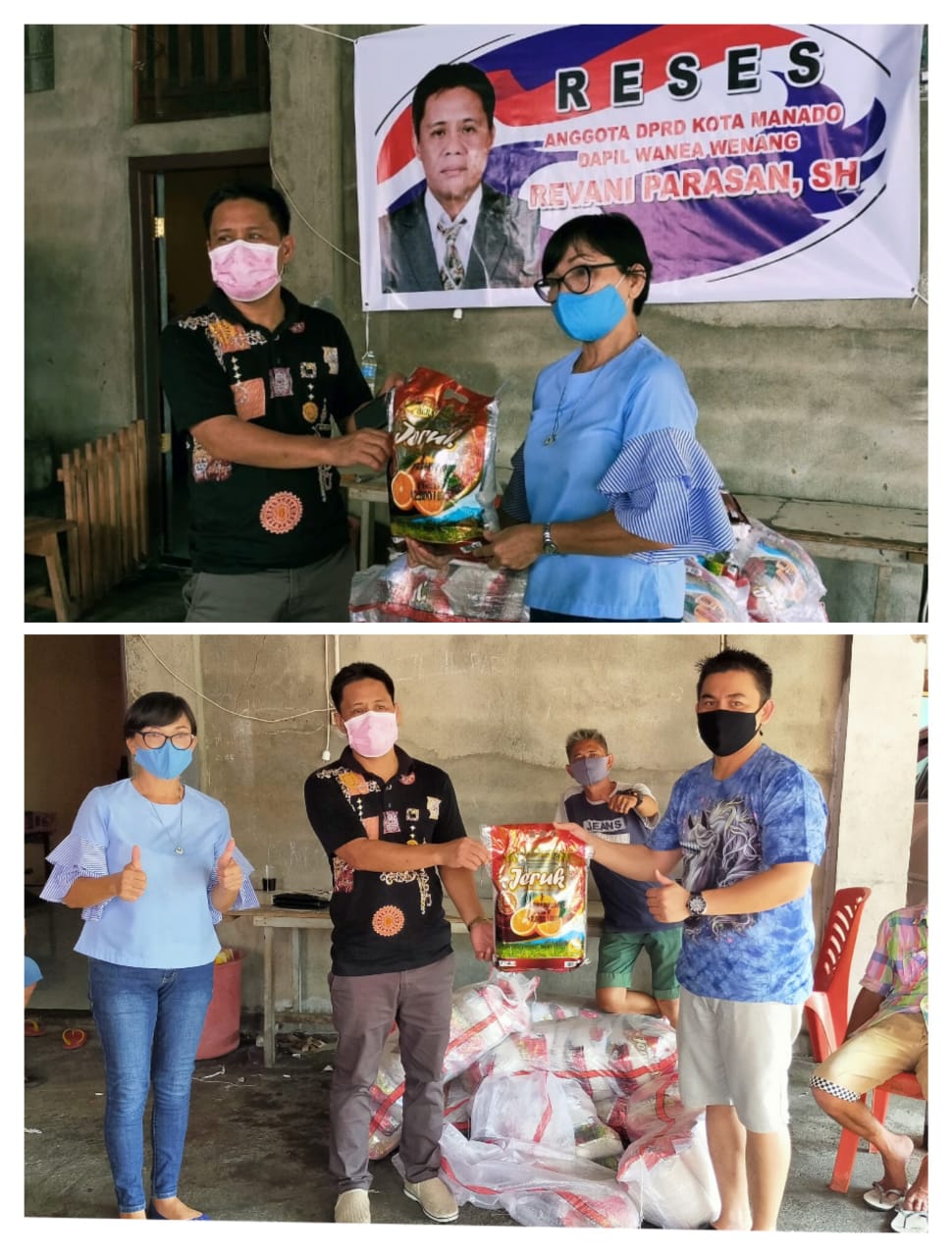 Legislator Revanni Parasan SH Berbagi Bantuan di Reses